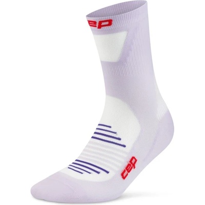 CEP Дамски чорапи за бягане CEP Women's Pro Run Ultralight Socks Mid Cut Running socks - Lilac - размер IV (201-9128-0513)