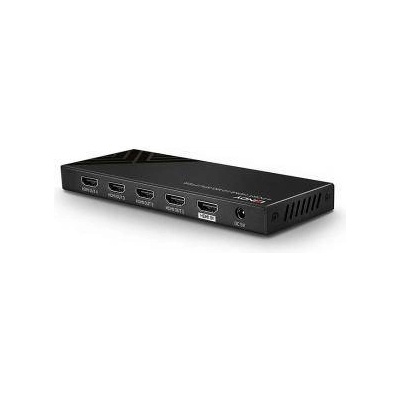 Lindy Сплитер LINDY LNY-38236, 4-портов, HDMI 2.0, 18 Gbps, 4K/60Hz HDR, LNY-38236