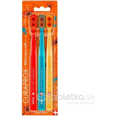 Curaprox CS 3960 Supersoft Vlčie maky 3 ks