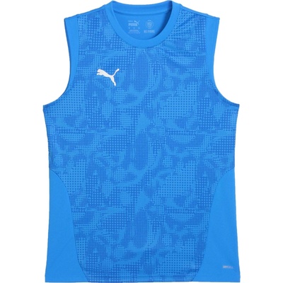 Puma TEAMCUP TRAINING SLEEVELESS JERSEY modrá biela
