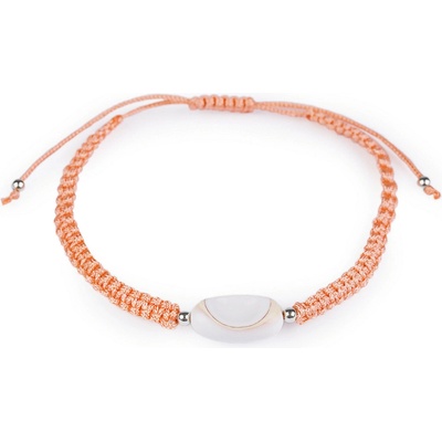 Prima-obchod náramek shamballa růžová korálová 74450