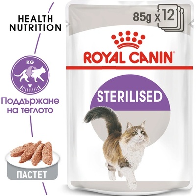 Пастет за котки Royal Canin Sterilised in Loaf - 0.085кг