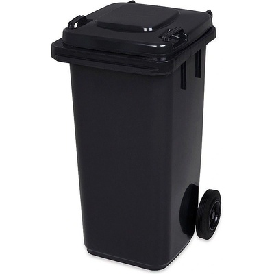 Těsmat popelnice hranatá 120l PVC černá