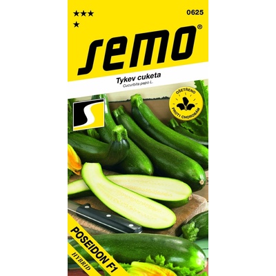 Semo Tekvica cuketa - Poseidon F1 mierne sieťovaná 1,5g