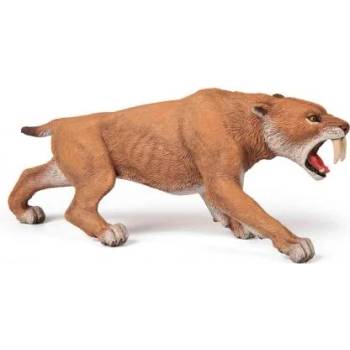 Papo - Фигурка за колекциониране и игра - Саблезъб тигър Smilodon (55022)