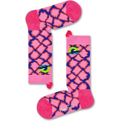 Чорапи Happy socks Snake Knee socks - Pink (Multicolor)