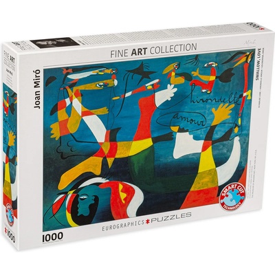 Пъзел Eurographics от 1000 части - Горчива любов, Жоан Миро (EG60000859)
