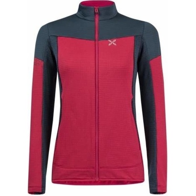 Montura Dámska fleecova mikina na zips ružová