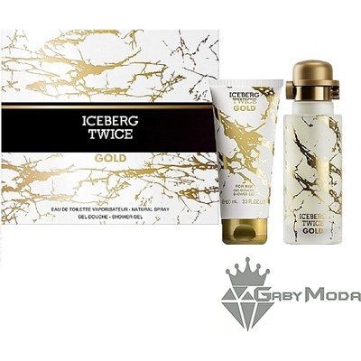 Iceberg Twice Gold - EDT тоалетна вода 125 ml + душ гел 100 ml - подаръчен комплект за мъже (1900737)