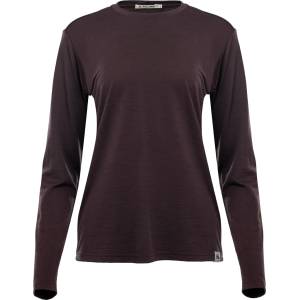 Aclima Дамско мериносово термобельо Aclima Women's Lightwool 180 Crewneck Merino shirt - Chocolate Plum (916-2590-0112)