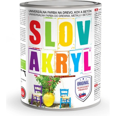Slovlak Slovakryl 2,5 kg hnedá
