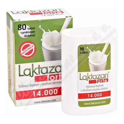 Laktazan Forte 14 000 FCC 80 tablet