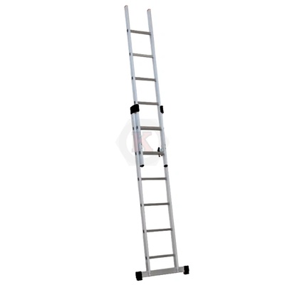 ТУНДЖА Стълба алуминиева двураменна 11 стъпала 5.16м ТУНДЖА (9700543)