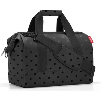 Reisenthel Чанта Reisenthel Allrounder m bag - Black (Glossy Dots Black)