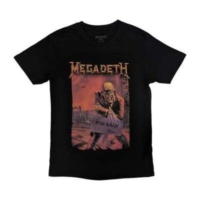 Megadeth Unisex T-shirt Peace Sells Album Cover back Print