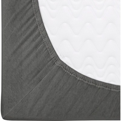 Darymex Jersey prostěradlo s gumou šedé 200x220