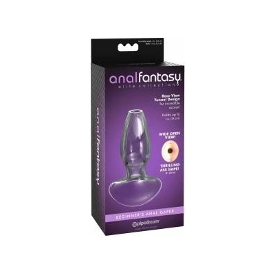 Boss of Toys AFE Glass Tunnel Plug Beginner 9.6 cm Transparent Borosilicate