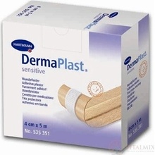 DERMAPLAST SENSITIVE náplast na rány z netkaného textilu 4 cm x 5 m 1 ks
