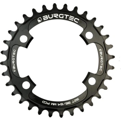 Burgtec Плоча BURGTEC 96/64mm PCD Thick Thin плоча - 32T - Черен