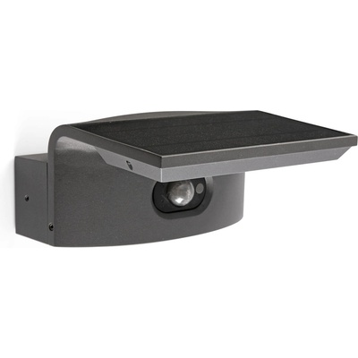 Faro Barcelona Faro 74456 - led соларно стенно осветително тяло със сензор luma led/5w/3, 7/230v ip65 антрацит (fa74456)