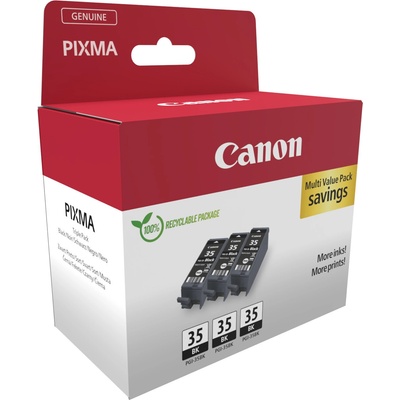 Canon PGI-35 BK TRIPLE 1509B028 черен (black) оригинален комплект касети, 3 бр (1509B028)