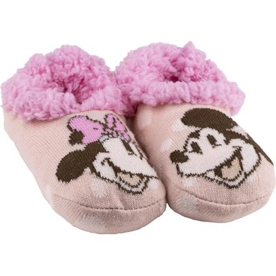 Cerdá Domácí capáčky s kožíškem Disney Minnie