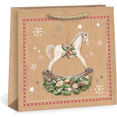 ARGUS Darčeková papierová taška (33 x 33 cm) - Húpací koník 08550006