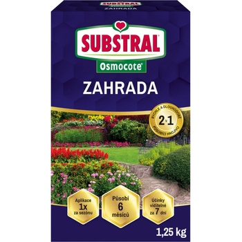 SUBSTRAL hnojivo ZÁHRADA 2v1 Osmocote 1,25 kg