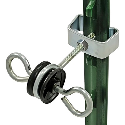 VNT electronics s.r.o. Bránový izolátor s adaptérem pro T-sloupky k elektrickým ohradníkům - 2 ks