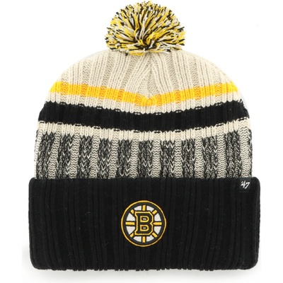 47 Brand Pánská Boston Bruins NHL Long Range ’47 CUFF KNIT Natural