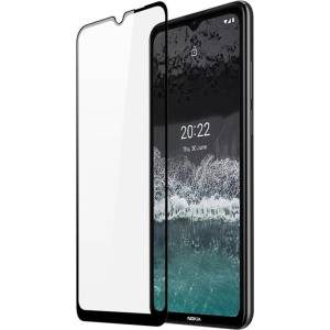  Удароустойчив стъклен протектор покриващ целия екран марка DUX DUCIS за Nokia C21 - с черна рамка