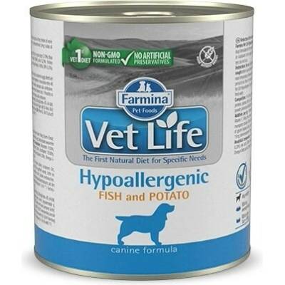 Vet Life Canine Hypoallergenic Fish&Potato mokra hrana za odrasle pse 300 g