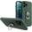 HQWear Силиконов кейс с пръстен HQWear за Apple iPhone 11 Pro, Тъмнозелен (9145576213964)