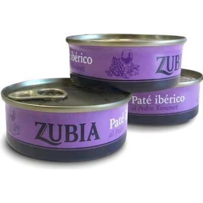 Zubia Patés Paté Iberico s vínem Pedro Ximénez 78 g