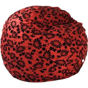 Pufrelax Барбарон 600л. , King Size - Poppy, Перящ се калъф, Трансформира се в легло, Пълнеж с микс от мемори пяна и дунапрен, Гама Premium