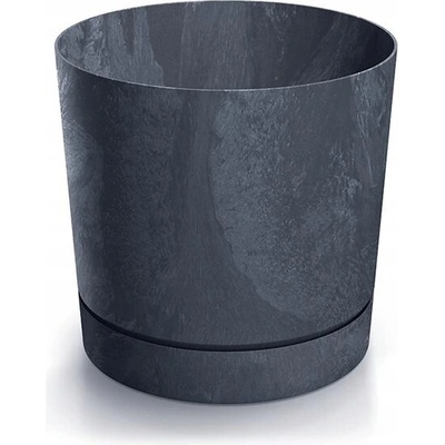 Květináč plast šedý Prosperplast 39 cm x 39 x 37,5 cm