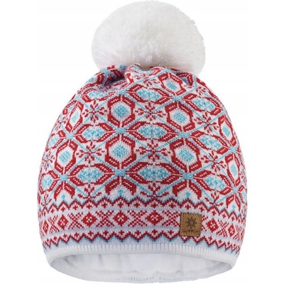 Fashionweek dámská zimní čepice s bambulí flísová podšívka Woolk North NR Model 5