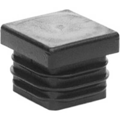 Záslepka profilů panelu CreaZen, čtvercová krytka, 20 x 20 mm, černá, plast, 100 ks