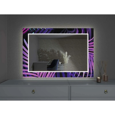 Artalo LED zrcadlo s dekorem D18 180 x 100 cm