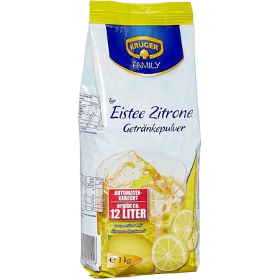 Krüger ledový čaj s citronem v prášku na 12 litrů nápoje 1 kg