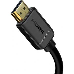 Baseus Кабел Baseus CAKGQ-C01 2x HDMI 2.0 4K 60Hz Cable, 3D, HDR, 18Gbps, 3м - черен (CAKGQ-C01_VZ)