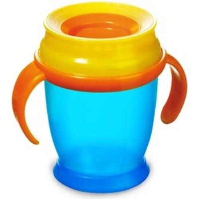 Canpol babies LOVI nevylévací hrneček 360° junior s úchyty modrý 250 ml