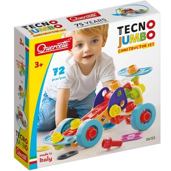 Quercetti Tecno Jumbo - конструктивен комплект - 72 бр (QUE_06155)