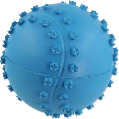 Dog Fantasy tenis s bodlinami pískací mix barev 6 cm
