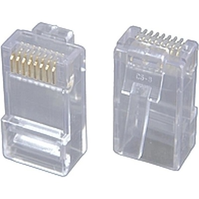 11238903 Konektor RJ45 CAT6 UTP 8p8c nestíněný skládaný na licnu KRJ45/6, Solarix