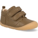 Bisgaard Barefoot dětské zimní boty Carter lamb khaki zelené
