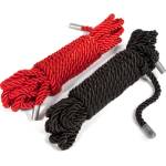 SuperLove Hold Me Tight Bondage Rope Black & Red
