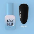 Luna Color 01, 13 ml čierny hybridný lak