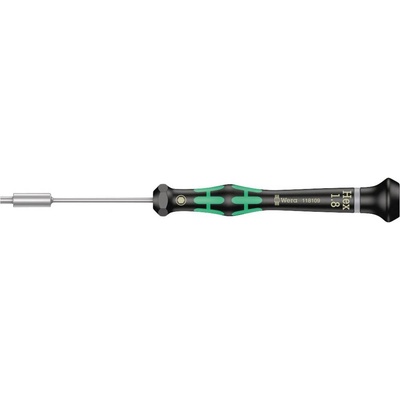 Wera 2069 pro elektroniku a jemnou mechaniku šroubovák s nástrčným klíčem Velikost klíče: 1.8 mm Délka dříku: 60 mm