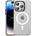 Benks Magnetic Lucid Case - хибриден удароустойчив кейс с MagSafe за iPhone 15 Pro Max (бял)